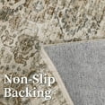 thumbnail image 5 of Garvee 9'x12' Vintage Area Rugs, Machine Washable Indoor Rug Non-Slip Carpets for Living Room Bedroom Dining Room Farmhouse, Low Pile Traditional Distressed Rugs, Beige, 5 of 8