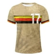 thumbnail image 6 of NinXxx Men's Germany Theme Print Crewneck Short Sleeve Casual Tee Orange L, 6 of 6