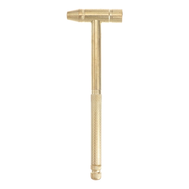6 in 1 Multi-functional Mini Ball Hammer Screwdriver Tool (Golden)