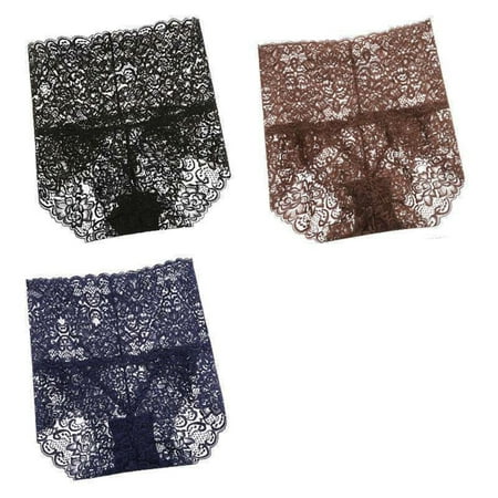 

Seamless Lace Panty Women s Briefs Breathable Hipster Panties Underwear Comfy G-string Panties for Women Girls 2XL 21