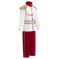 thumbnail image 2 of IBTOM CASTLE Boys Prince Charming Costume Halloween Cosplay Prince Dress up Birthday Party Medieval Royal Prince Outfits for Toddler Kids 3-4 Years 2pcs White, 2 of 8