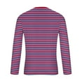 thumbnail image 4 of VgaVtl Mens Long Sleeve Shirts Big and Tall Fall Winter Clothes for Men Shirts Sports Pink Striped Layering Casual Shirts,S, 4 of 5