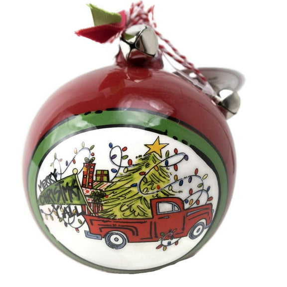 Magnolia Lane Ball Ornament Truck Tree Lights 3.5"