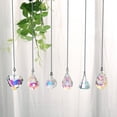 thumbnail image 4 of 3 piezas de prisma atrapasol de cristal colgante arcoíris colgante para Navidad boda, 4 of 5