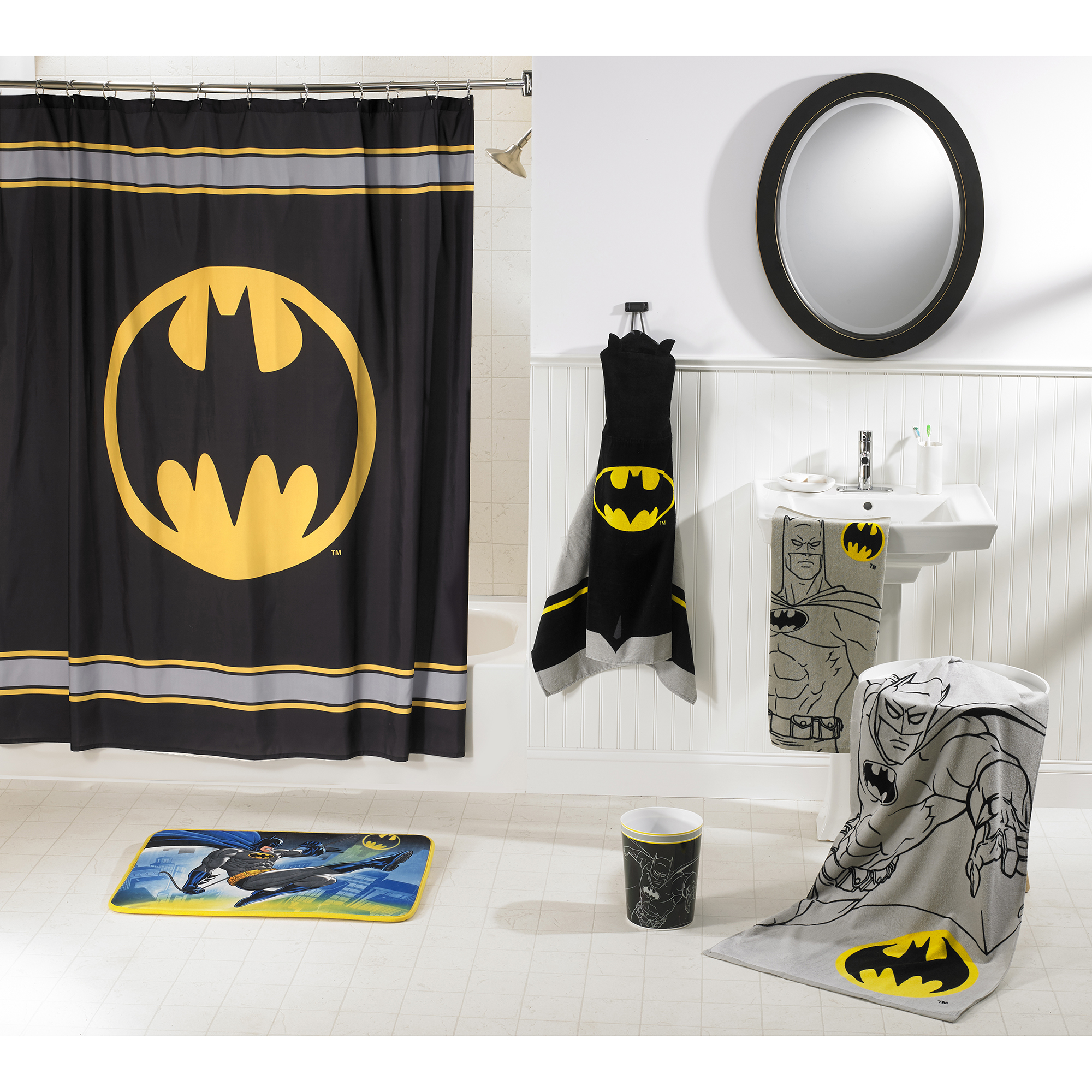 Batman Kids Cotton Hooded Towel - image 6 of 6