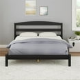 thumbnail image 2 of Better Homes & Gardens Leighton Solid Wood Platform Bed Frame, Full, Black, 2 of 18