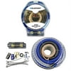 Blaupunkt AMK00B 0 Gauge Car Audio Complete Amplifier Wiring Kit, Blue