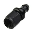 thumbnail image 4 of 6AN AN6 Female To 3/8” straight Push On Barb Hose Adapter Swivel Fitting Black, 4 of 11