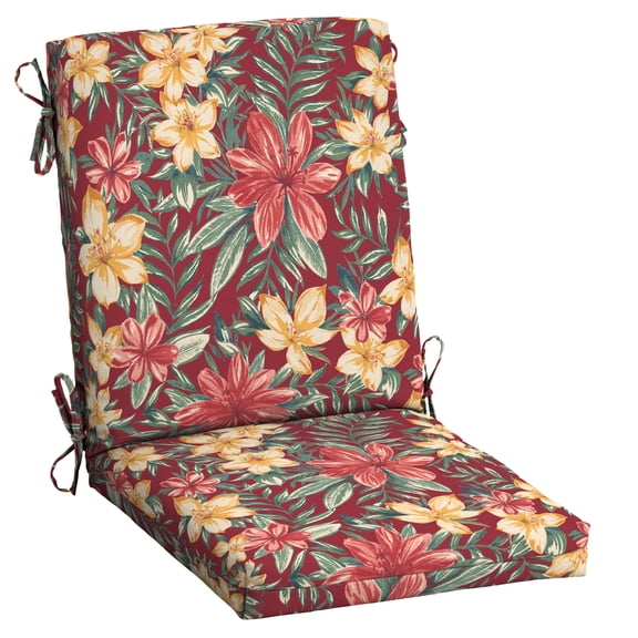 ARDEN Outdoor Dining Chair Cushion 20 x 20, Ruby Clarissa