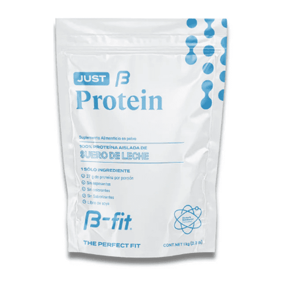 Proteína 100% pura sin sabor - Just Protein 1 Kg (33 servicios) | B-fit