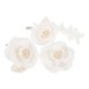 thumbnail image 1 of Juego de 3 accesorios para el cabello de novia: horquillas y pinzas de flores para novias, damas de honor, recogidos y peinados elegantes., 1 of 6