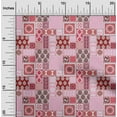 thumbnail image 2 of oneOone Cotton Cambric Maroon Fabric Patchwork Dress Material Fabric Print Fabric By The Yard 42 Inch Wide-TS, 2 of 6