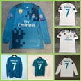 thumbnail image 2 of 2017/2018 Real Madrid Jersey-Jersey Retro Final Kyiv manga corta y larga para Ronaldo Gao Jiahui unisex, 2 of 2