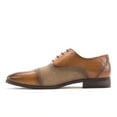thumbnail image 2 of Men's D-582 Baker Derby Cap Toe Lace Up Combined Dress Shoes, Cognac, 9, 2 of 5
