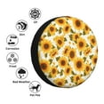 thumbnail image 3 of Bingfone Modern Elegant Sunflower Spare Tire Cover Weatherproof Universal Wheel Protectors for RV Camper Travel Trailer SUV Truck-15 inch, 3 of 8