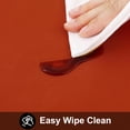 thumbnail image 3 of Rectangle Table Cloth x Wipeable Vinyl Tablecloths Protector Oil Spill Proof Plastic Table Cover for Dining Picnic Camping Outdoor, 3 of 5