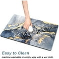 thumbnail image 5 of Dog Food Mat, 12"x19" Boho Dog Mat for Food and Water, Absorbent Dog Cat Bowl Mat Protect Floors, Cute Pet Food Mats for Dog Cat, Anti-Slip Rubber Pet Feeding Mat, Abstract Leaves Pet Placemat, 5 of 6