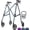 Glacier Grey, variant on Mobility Lightweight Walker for Seniors - Narrow, Folding Walker w/Wheels for Small & Tight Spaces - Light Weight for Balance, Compact Doorways, Foldable - Portable & Collapsible for Travel
