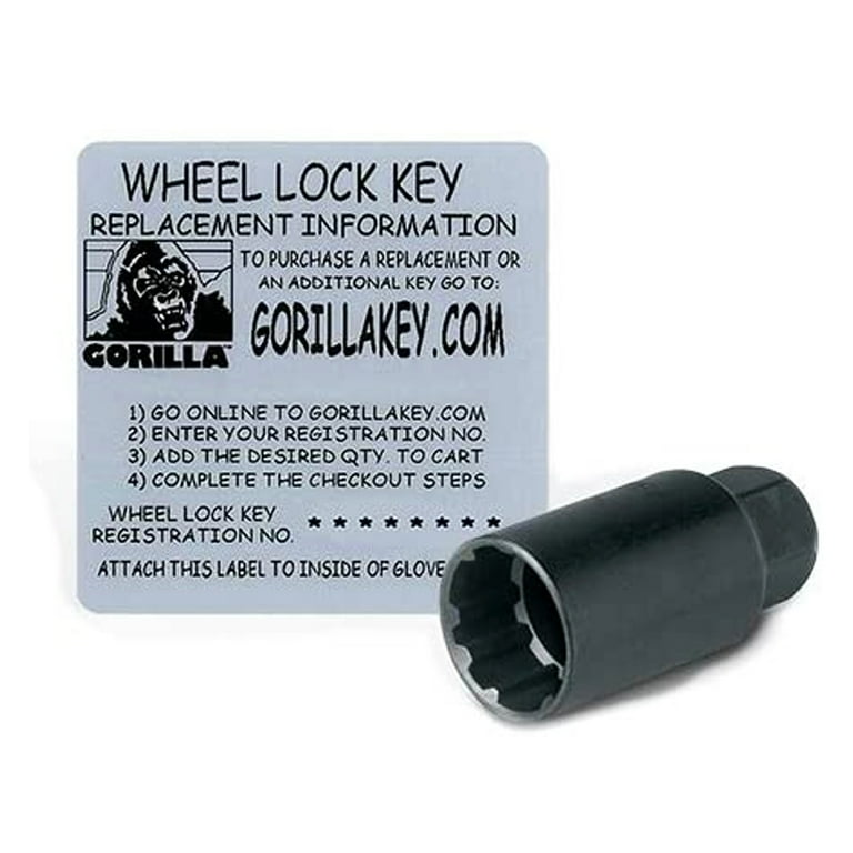 Gorilla 76641N Duplex Acorn Wheel Locks 14mm x 1.50 Thread Set of