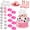 Pink, variant on Konexial 26 Pcs Cowgirl Cake Decorations Cowgirl Cake Topper Disco Decorations Hat Topper Western Cowboy Birthday Baby Shower for Western Theme Party Supplies(Pink,Cute)