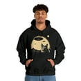 thumbnail image 6 of Cat with UFO Hoodie Unisex Heavy Blend Hooded Sweatshirt, 6 of 9