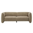 thumbnail image 5 of Christopher Knight Home 83" Modern Wave Design Sofa, 3 Seater Couch for Living Room & Apartment, Camel, 5 of 10