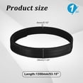 thumbnail image 2 of Nylon Inner Belt Loop Liner Belt with Magic Tapes for Duty Outer Belt Black 53-1/8 inch(135cm), 2 of 7