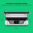 thumbnail image 6 of Chefman 5-in-1 Digital Panini Press Grill w/ Adjustable Temp, Opens Flat - Stainless Steel, 6 of 7