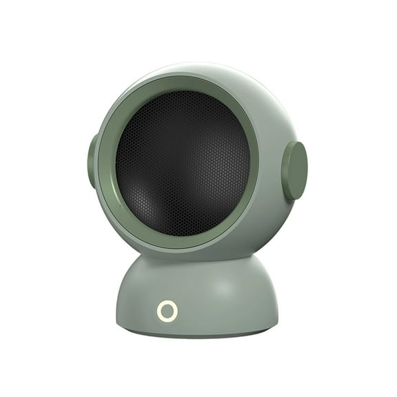 Kumdkd Green Desktop Space Heater - 1200W Fast Heating with Overheat Protection (8.37"x6.69"x5.83"), Energy-Saving, Portable for Bedroom or Office Use
