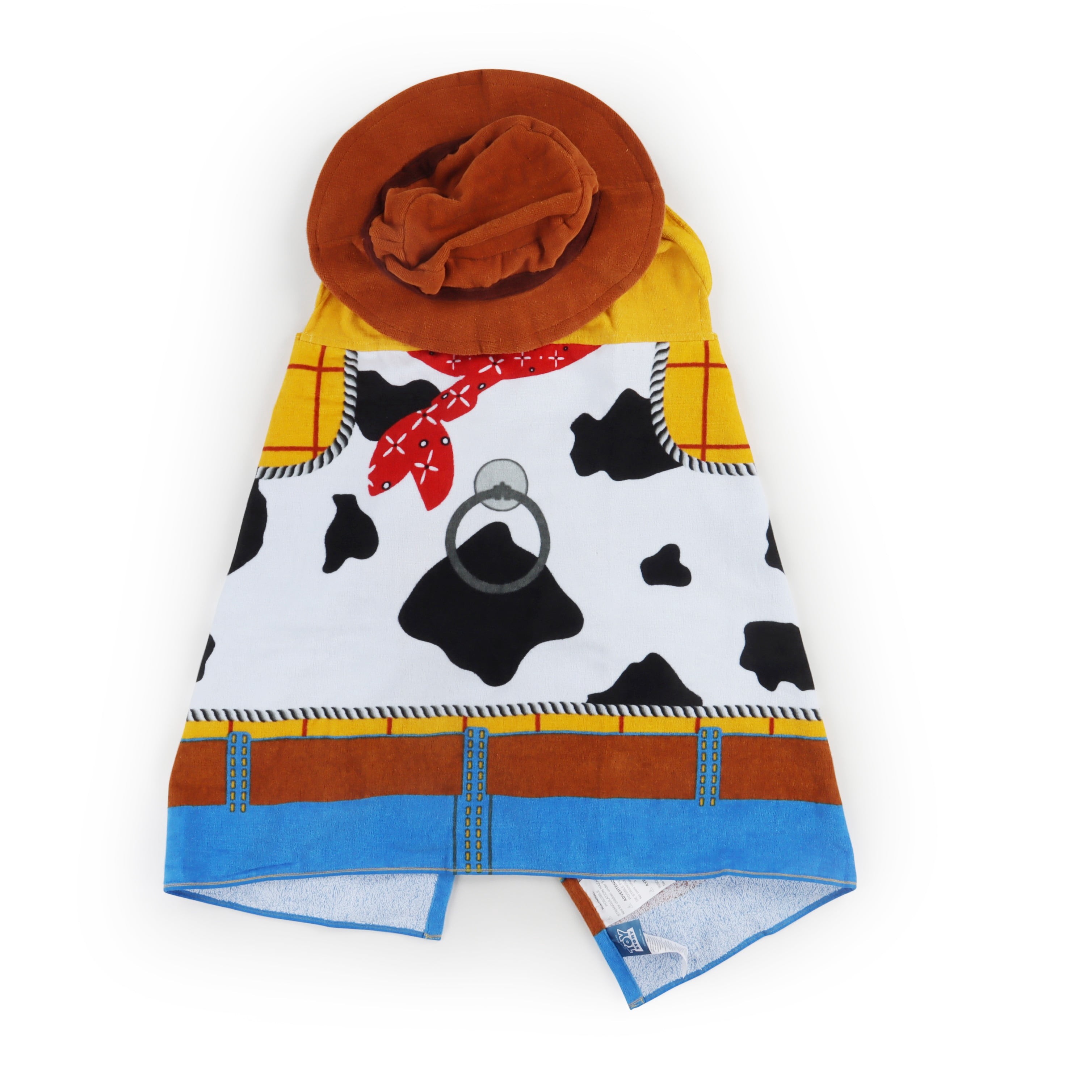 Disney Toy Story Kids Woody Hooded Cotton Towel, Multicolor, 22" x 51"