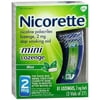 Nicorette Stop Smoking Aid Mini Lozenges 2 mg Mint - 81 ct, Pack of 3