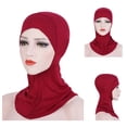 thumbnail image 4 of Soft Muslim Underscarf Neck Head Bonnet Hat Islamic Full Cover Inner Hijab Cap, 4 of 7