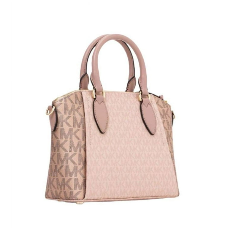 Michael kors medium carryall tote hotsell vanilla mk signature ballet pink