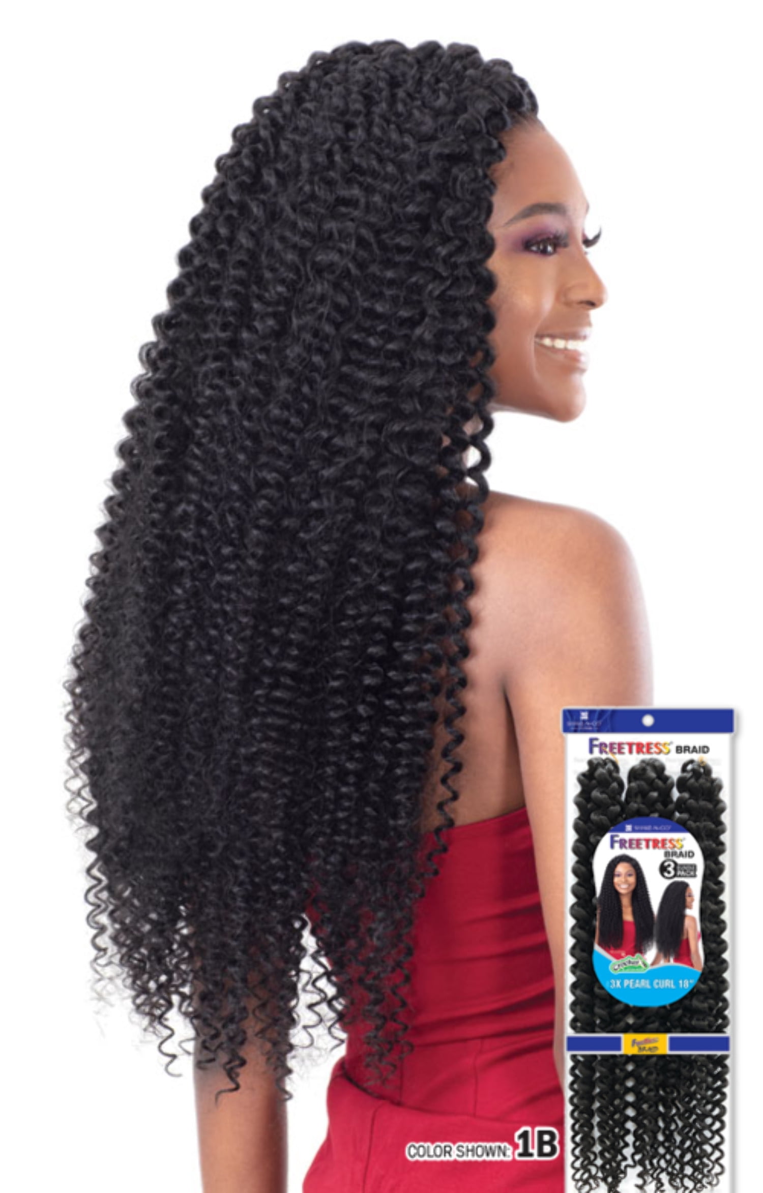 FreeTress Crochet Braids 3X Pearl Curl 18