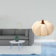 thumbnail image 2 of Adhesivo De Pared Con Elegantes Hojas Verdes Y Cojín De Peluche Con Forma De Calabaza De Halloween. Mural Decorativo Para Baño, Sofá O Dormitorio., 2 of 8