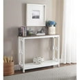 thumbnail image 1 of Convenience Concepts Omega Table Console en Blanc et Bois Brun Bois Flotté, 1 of 3