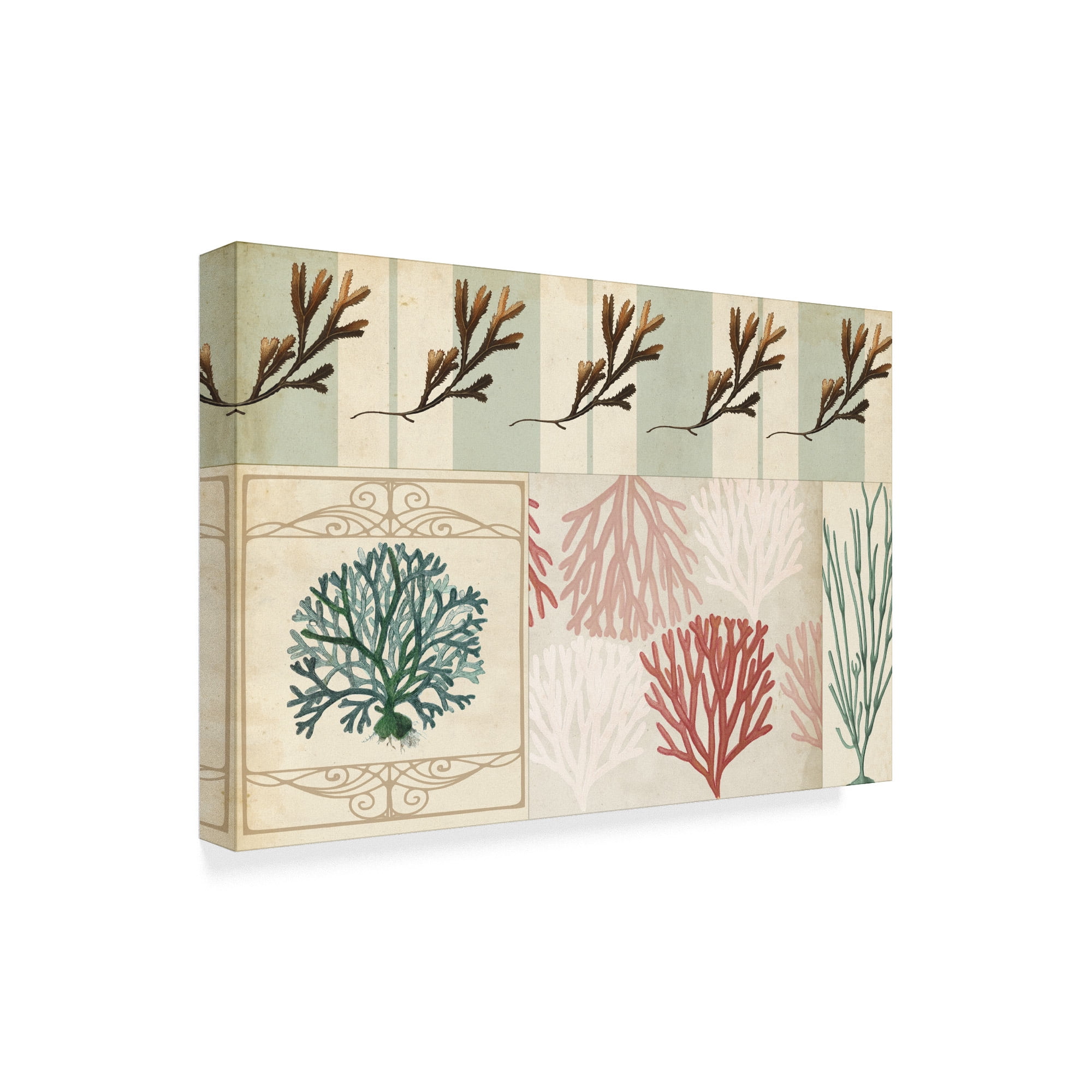 Trademark Fine Art 'Coastal Patternbook I' Canvas Art by Vision Studio
