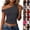 16# Gray, variant on Womens Off The Shoulder Tops Going Out Cap Sleeve Y2k Fashion Sexy Ruched Crop Shirts Cute Summer Blouses 2026,Red,M
