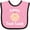 Pink and Black, variant on Inktastic Future Track Coach Occupation Boys or Girls Baby Bib