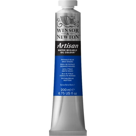 UPC: 0094376949889 | Winsor & Newton Artisan Water Mixable Oil Colours  200ml Tube  Pthalo Blue Red Shade