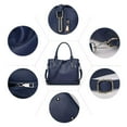 thumbnail image 3 of Bolso de mano para mujer, de piel, con asa superior, estilo vintage, suave, tipo bandolera, para hombro, 3 of 7