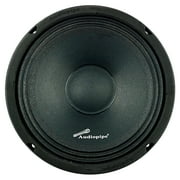 2 Pair Audiopipe 8 Mid Bass Loud Speaker 2000W 8 ohms 2 Voice Coil Black