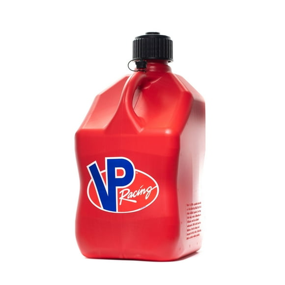 VP Racing Fuels Récipient de Stockage de Liqui 3512-CA Sport Automobile; Rouge; 5 Gallons; Debout; Polyéthylène; Forme Carrée; Sans Tuyau; Simple