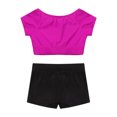 thumbnail image 5 of iEFiEL Kids Girls Stretchy Tankini Outfit Tank Top with Bottoms Set for Ballet Dance Gym Workout, 5 of 7