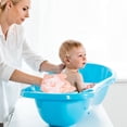 thumbnail image 4 of HEALEEP 1Pcs Pink Polyester Baby Bath Mitt For Body Scrub And Bath Time Fun 11.8X7.5X0.6In, 4 of 8