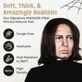thumbnail image 4 of Disfraz largo para hombre Wig ALLAURA Severus Snape, color negro, 4 of 9
