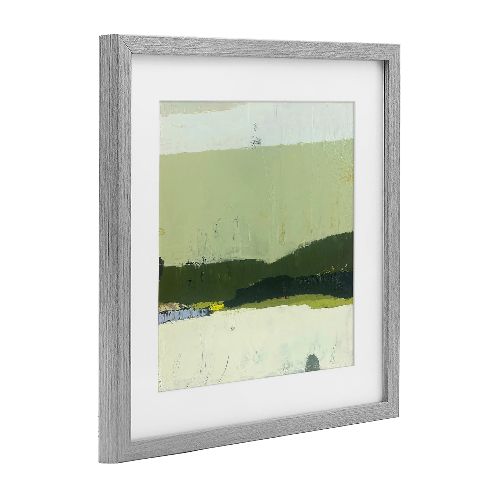 Stupell Industries Bloom Serene Layered Landscape Gray Framed Print Under Glass, design by Julia Foug