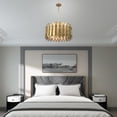 thumbnail image 5 of Livex Lighting - Greenwich - 6 Light Pendant in Mid Century Modern Style - 24, 5 of 15