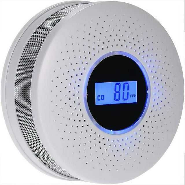 Detector Combinado de Monóxido de Carbono y Humo WEIHJMXG Alarma a Batería