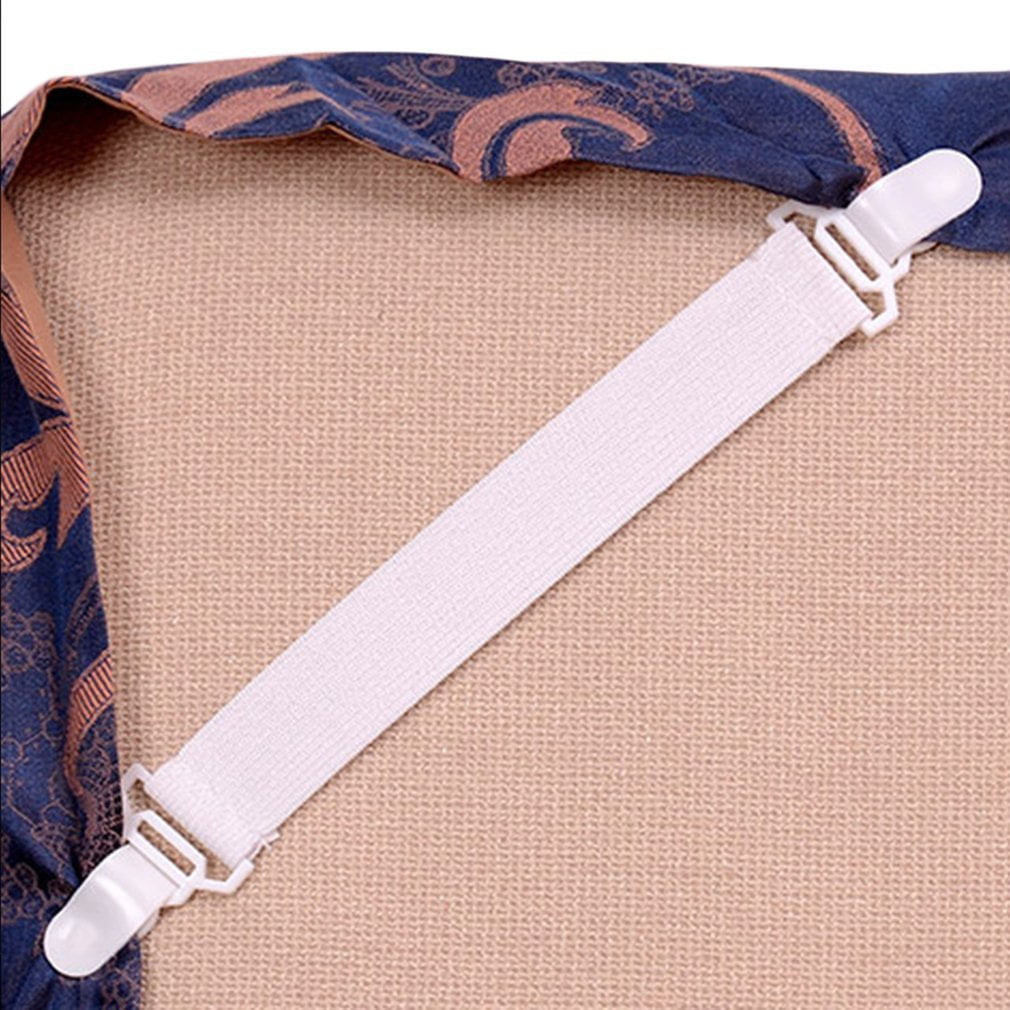 Elastic Band Retaining Clip 4 x20cm Bed Sheet Fasteners Household Tablecloths Fixed Clip Portable Blankets Clamp ➤ HibiscusElla